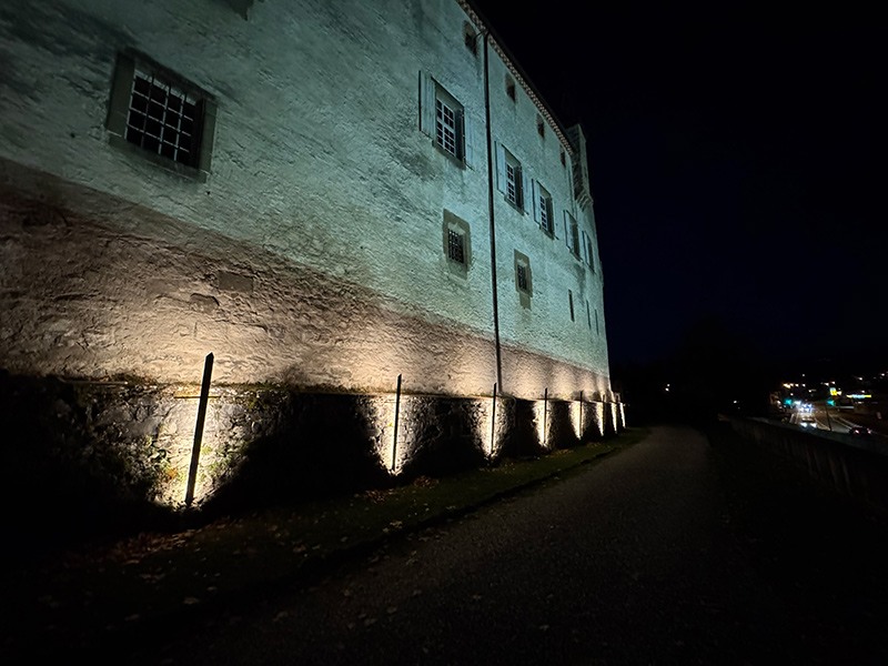 eclairage chemin acces