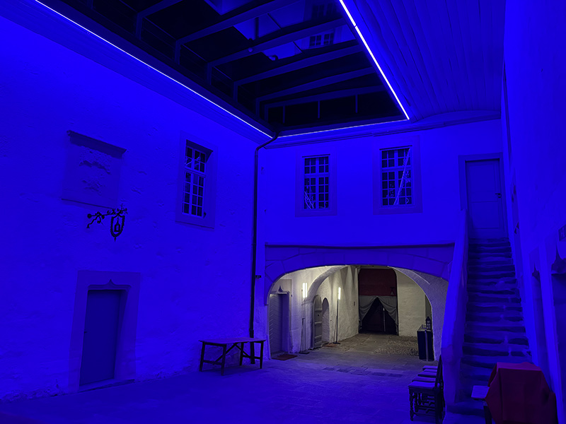 eclairage cour interieure