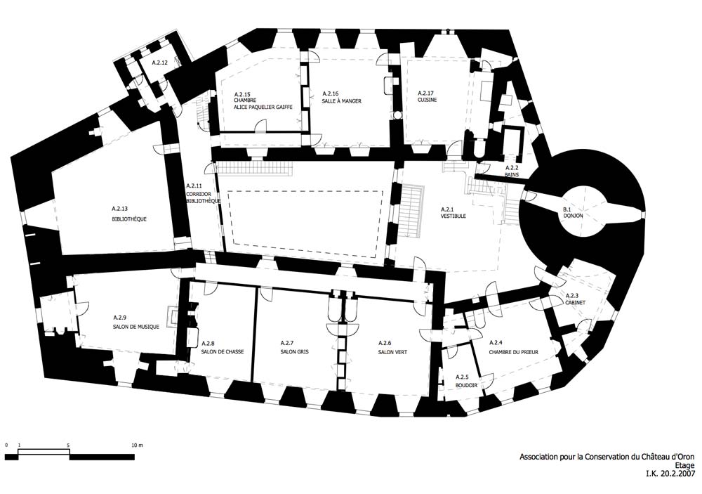 Oron plan du musée (cliquable)