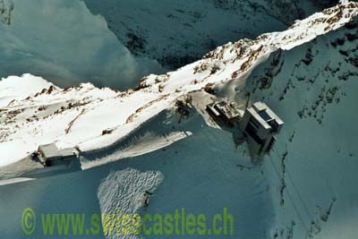 Glacier de Tsanfleuron et ses pistes de skis