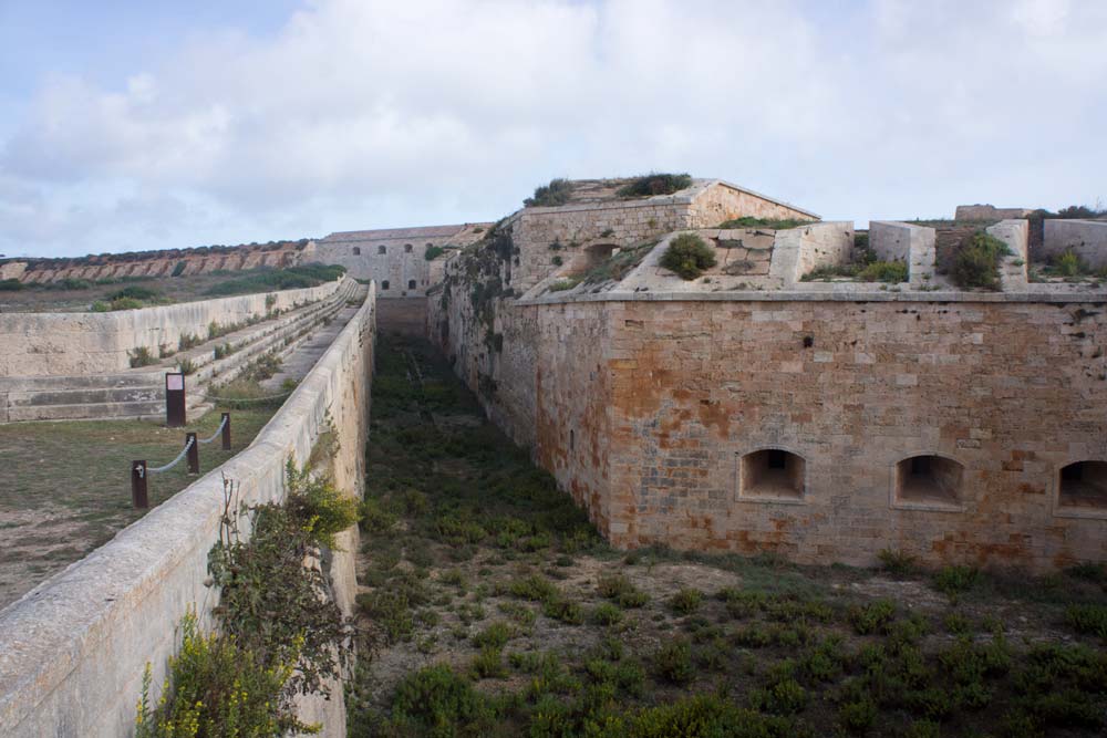 Majorque , Minorque, Le fort de Mola