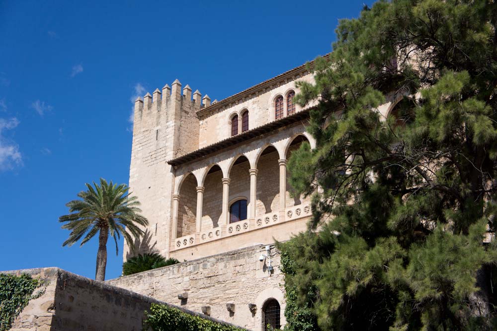Majorque , Minorque, Palma, le Palais royal