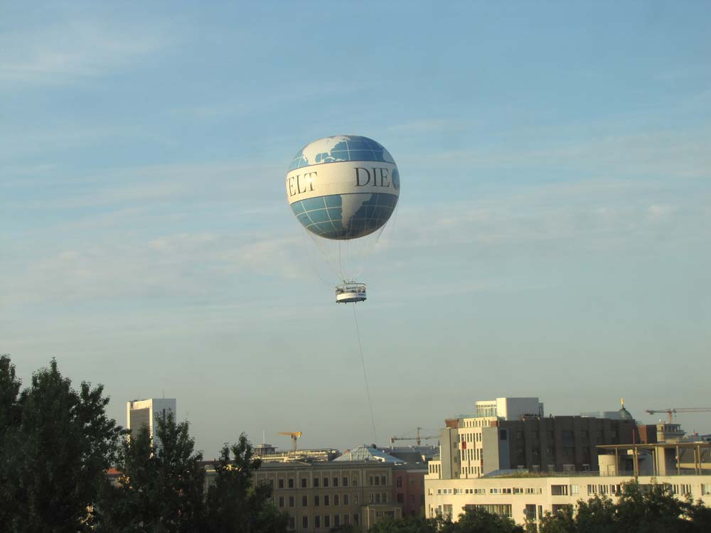Berlin Depuis le ballon captif, Berlin vu du ciel