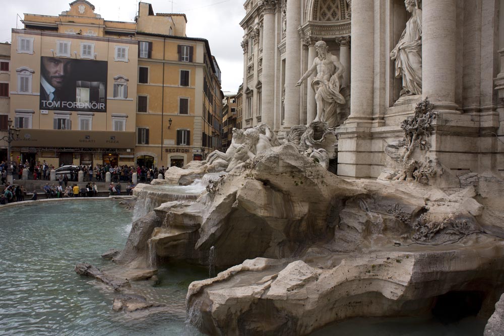 Rome, La fontaine Trevi