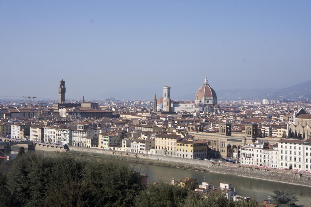 Florence, depuis la place Michelangelo