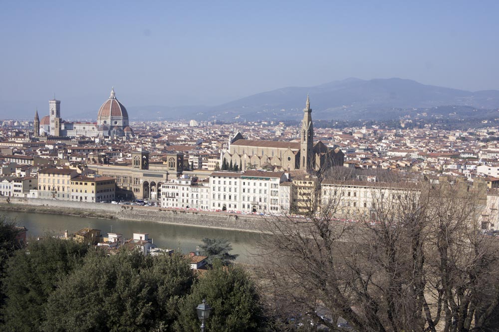 Florence, depuis la place Michelangelo